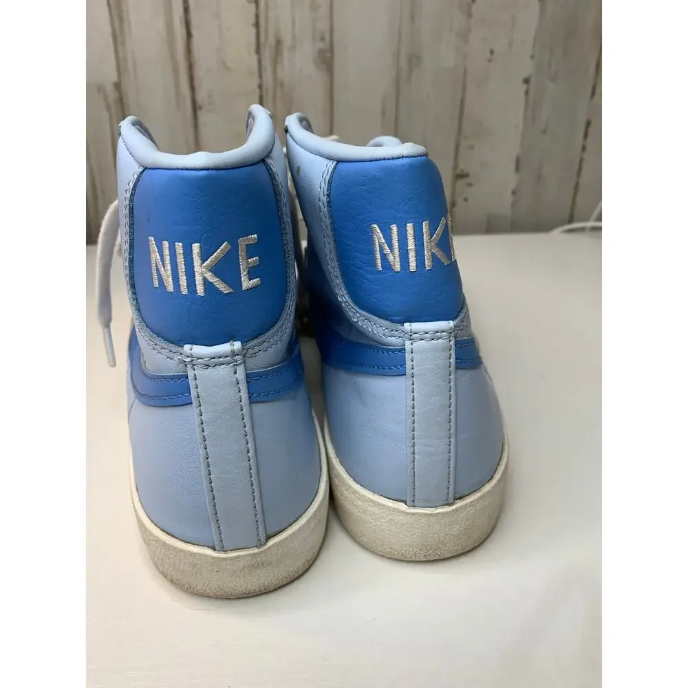 Nike Blazer Mid '77 Vintage Men's High Top Sneakers Blue Size 9